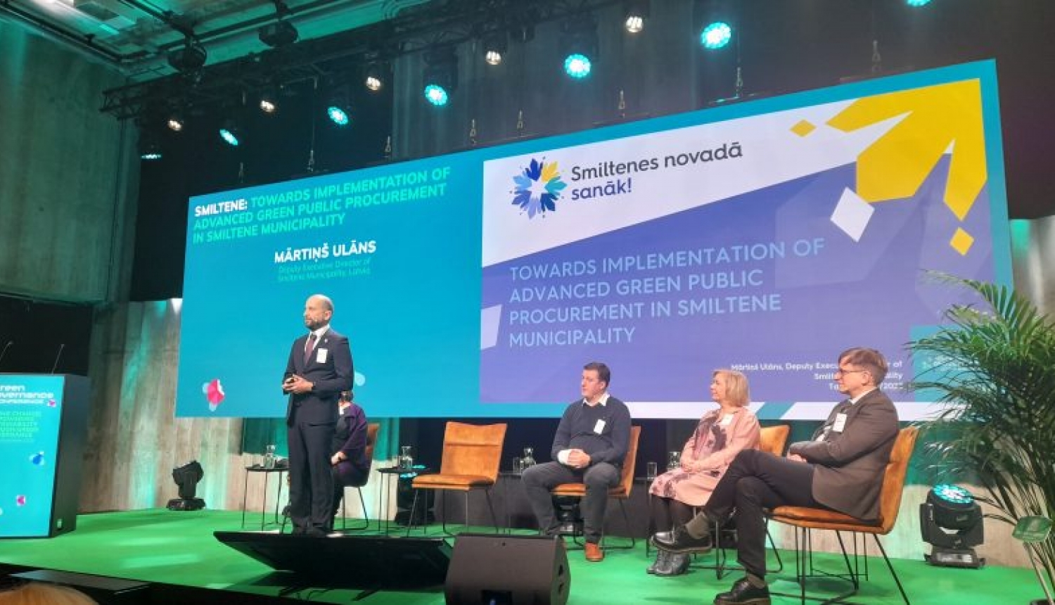 Smiltenes novads tiek pārstāvēts starptautiskā zaļās pārvaldības konferencē Tallinā
